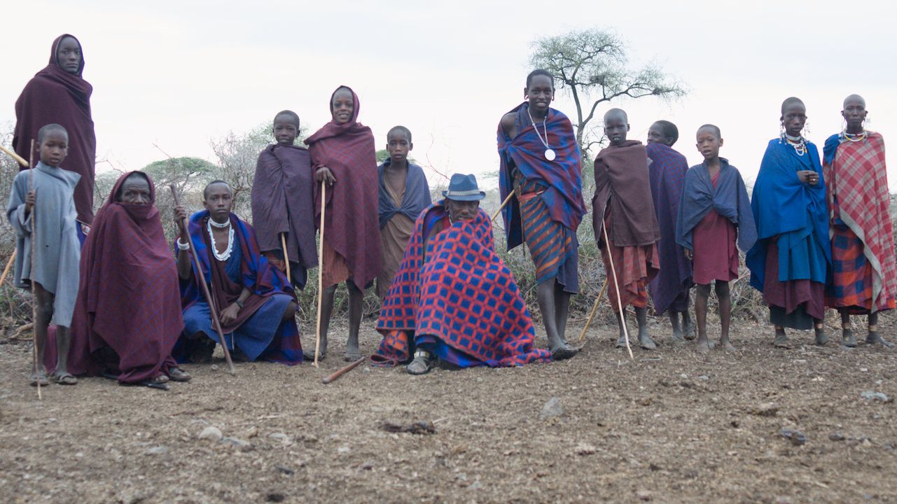 Massai fotografiert Sabine, Kenia