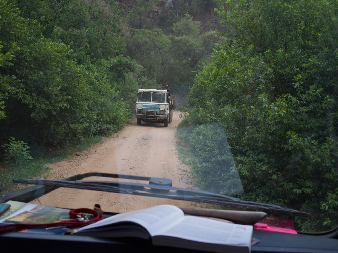 Blick aus der Windschutzscheibe, Sudan